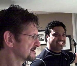 Stan and Mark in studio